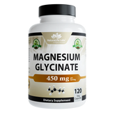 Magnesium Glycinate 450 mg - 120 Vegan Capsules