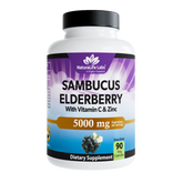 Elderberry 65:1 Extract with Zinc & Vitamin C - 90 capsules