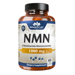 NMN 1000 mg per Serving – Nicotinamide Mononucleotide – 60 Veg Capsules