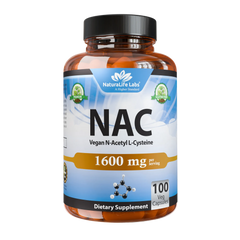 N-Acetyl L-Cysteine (NAC) - 1600 mg - 100 Capsules