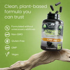 Activated Charcoal - 100 capsules