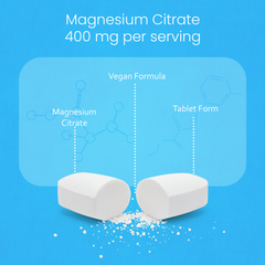 Magnesium Citrate 400 mg – 120 Vegan Capsules