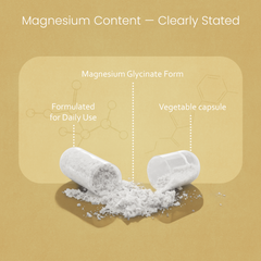 Magnesium Glycinate 450 mg - 120 Vegan Capsules