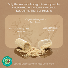 Organic Ashwagandha 2100 mg – 100 Capsules