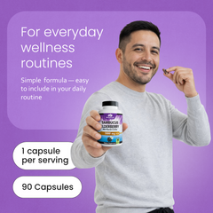Elderberry 65:1 Extract with Zinc & Vitamin C - 90 capsules