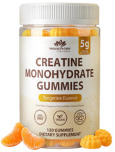 Creatine Monohydrate Gummies - 5g - Tangerine Flavor - 120 Gummies