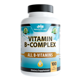 Vitamin B-Complex with Vitamin C & Folic Acid - 100 Capsules