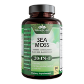 Sea Moss, Black Seed Oil, Bladderwrack, Turmeric, Ashwagandha, Burdock, Vitamin C, D3, Yellow Dock Root, Manuka, Dandelion - 90 capsules