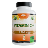 Vitamin C with Vitamin D3, Zinc, Elderberry & Ginger root – 100 Capsules
