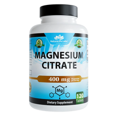 Magnesium Citrate 400 mg – 120 Vegan Capsules