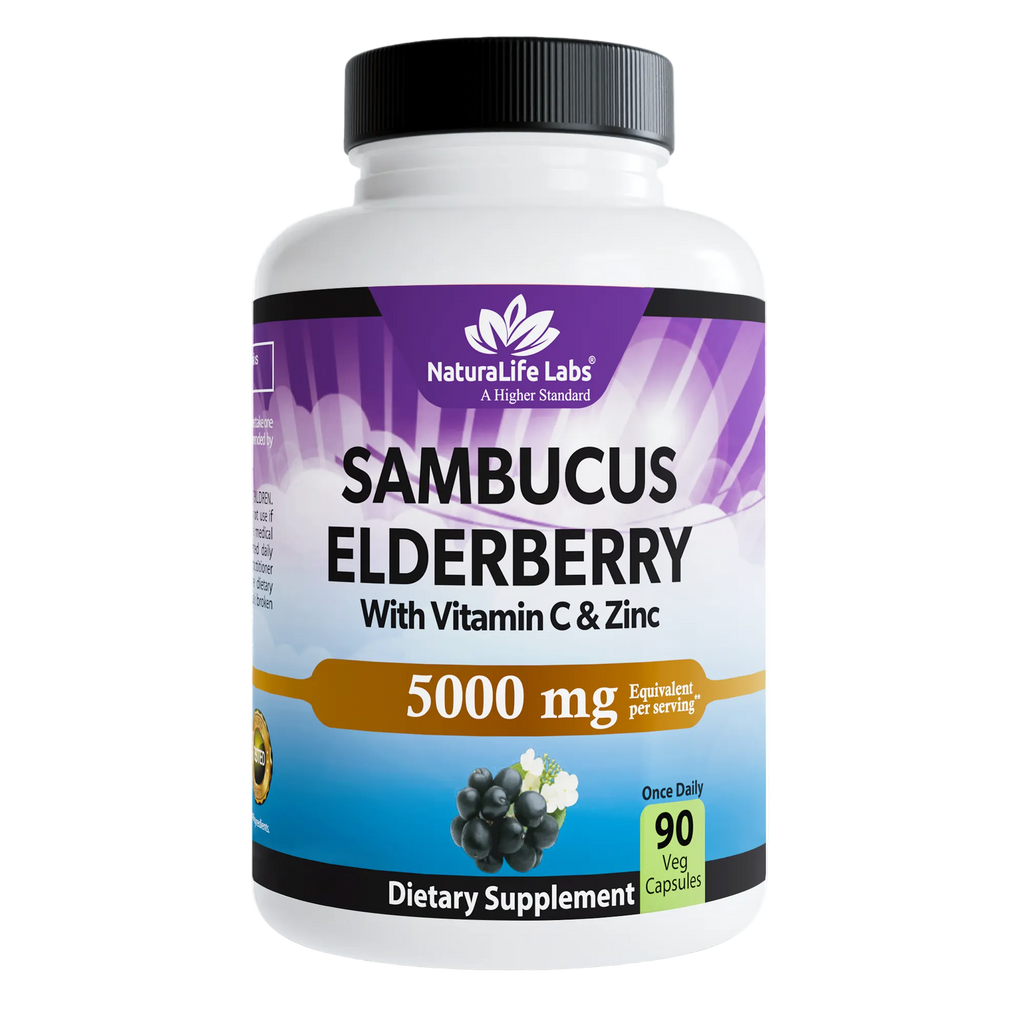 l carnitine sambucus Elderberry 65:1 Extract with Zinc & Vitamin C