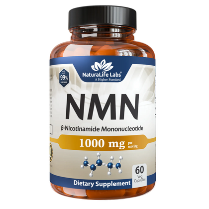 NMN 1000 mg per Serving – Nicotinamide Mononucleotide – 60 Veg Capsules