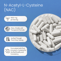 N-Acetyl L-Cysteine (NAC) – 100 Capsules