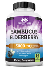 Elderberry with Zinc & Vitamin C - 90 capsules