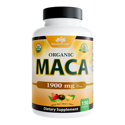 Organic Maca Root 1900 mg – 150 Capsules