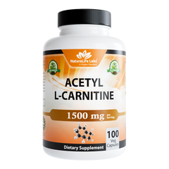 Acetyl L-Carnitine (ALCAR) 1500 mg – 100 Capsules